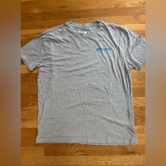 Costa Light Gray Men's Short Sleeve Tee - Picture 1 of 4